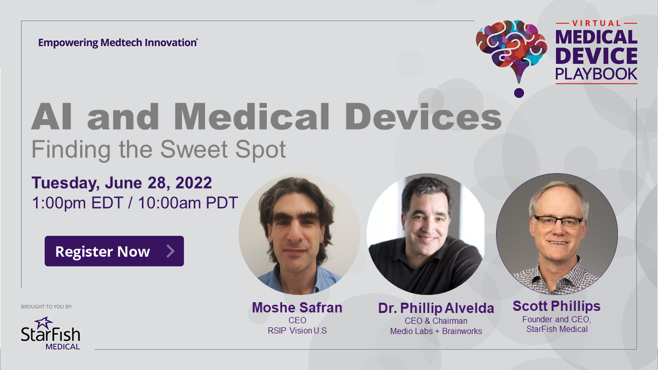 MD Playbook Webinar: AI and Medical Devices MD Playbook Webinar: AI and Medical Devices