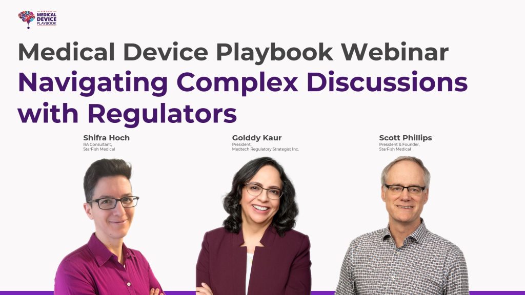 MD Playbook Discussions Regulators MD Playbook Discussions Regulators