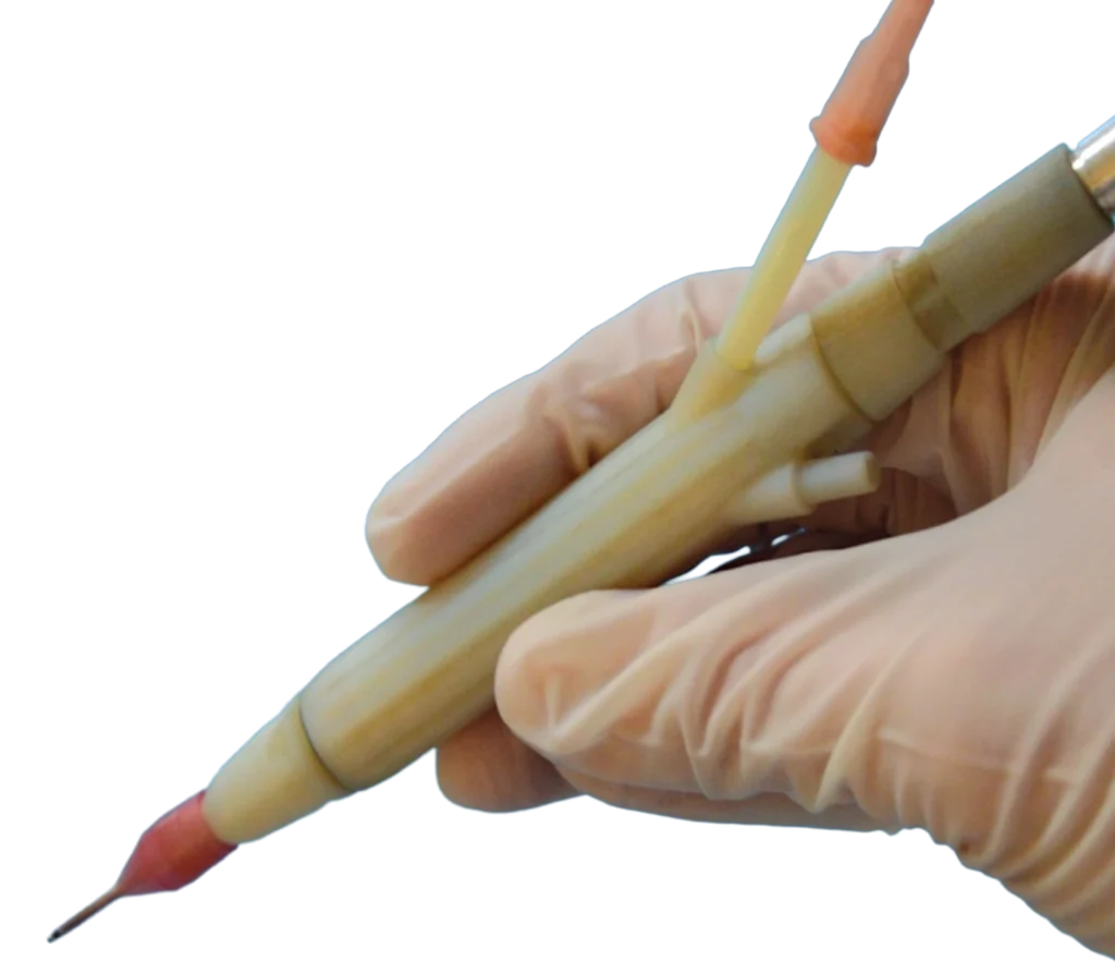 Proof of concept handpiece for a picosecond near-infrared laser cataract surgery instrument