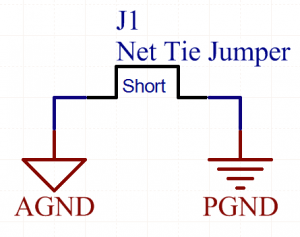 img-responsive PCB design tips Net tie jumper