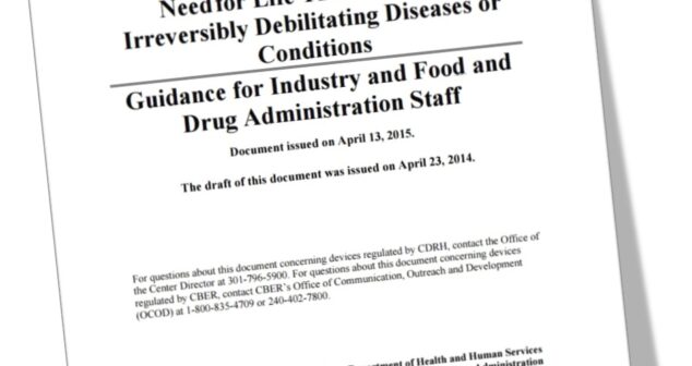 Expedited Access Pathway Cover page of FDA Guidance for Expedited Access Pathway: